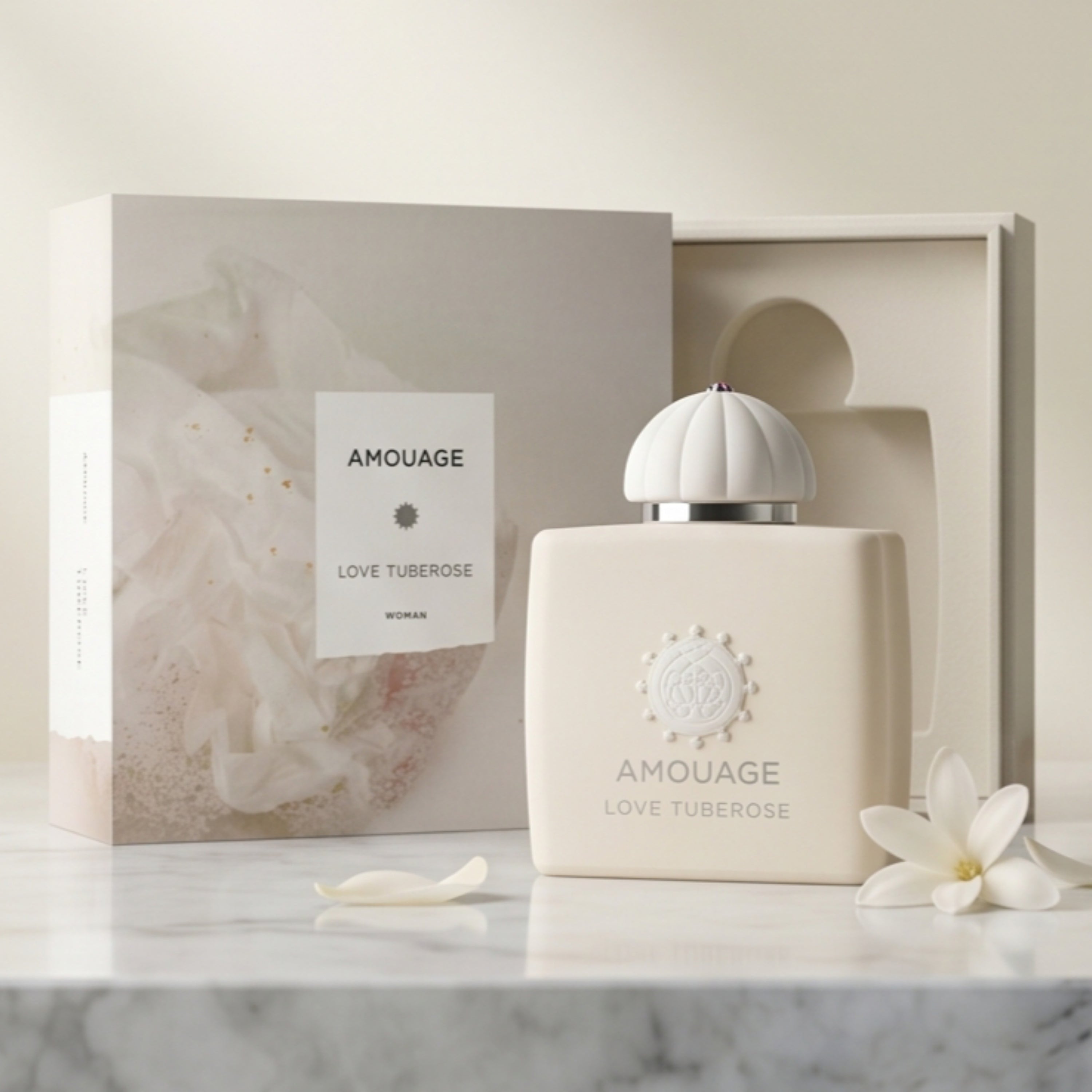 عطر أمواج لوف تيوبروز – رومانسية الأزهار البيضاء والنعومة المخملية