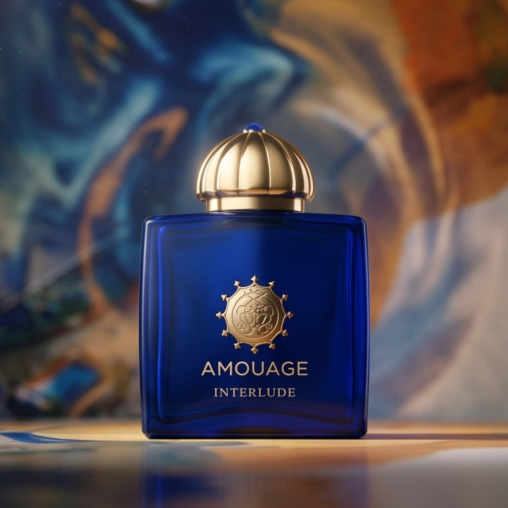 عطر أمواج إنترلود النسائي – سحر الشرق وغموض اللون الأزرق الملكي