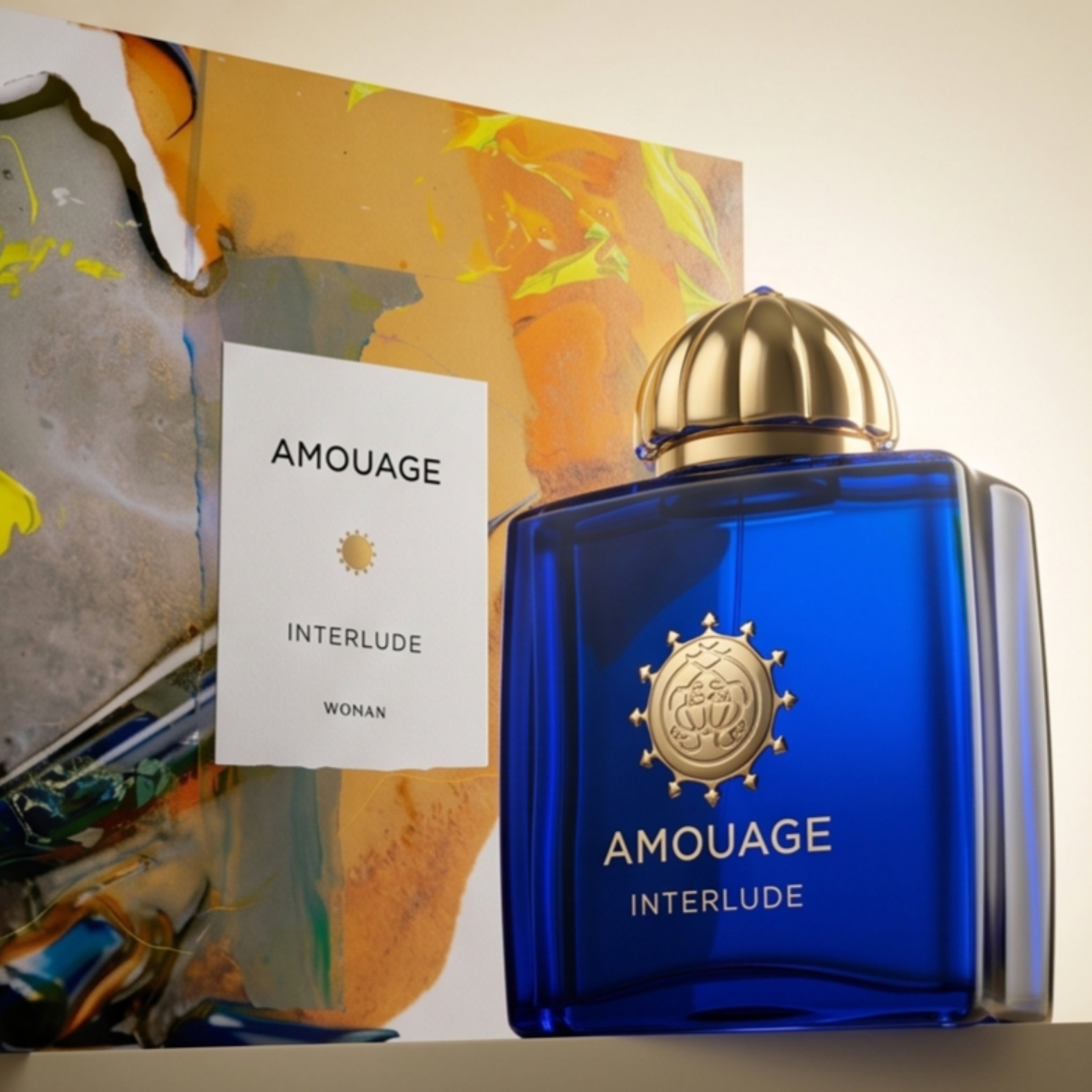 عطر أمواج إنترلود النسائي – سحر الشرق وغموض اللون الأزرق الملكي